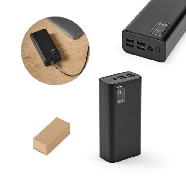 Bateria Portátil 30.000 mAh Personalizada Power bank 30.000 mAh com logo
