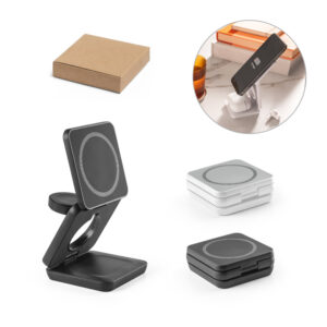 Carregador magnético wireless super rápido dobrável personalizado