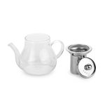 Chaleira Vidro Borossilicato Personalizada 600ml acessorios