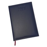 Agenda de Couro Personalizada 2027 AZUL