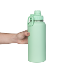 Garrafa Térmica Personalizada Com Nome VERDE CLARINHO