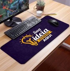 Mouse Pad Personalizado Grande e Gamer