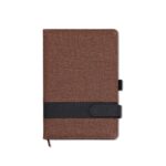 Caderneta em Linho com Porta Caneta Personalizada DF