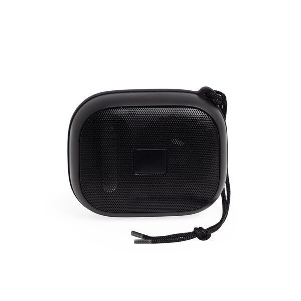 Caixa de som com logo