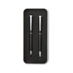 Kit Caneta Esferográfica e Roller e Estojo de Alumínio Personalizado BH