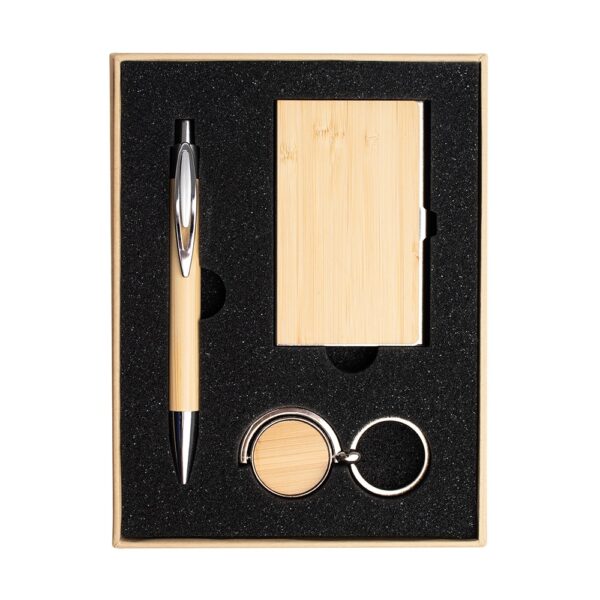 Kit Executivo Ecológico 3 Peças Personalizado brindes ecológico personalizado