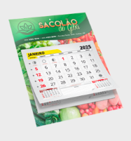 calendário de parede personalizado