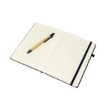 Caderneta Fibra de Arroz com Caneta Personalizada MG