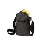 Bolsa De Ombro Personalizada De Poliéster PVC Mescla CINZA