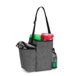 Bolsa Poliéster PVC Mescla Personalizada CINZA BA