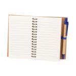 Caderno Ecológico Com Caneta Personalizadas AZUL SP