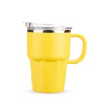 Caneca Parede Dupla 550ml Personalizada AMARELO