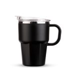 Caneca Parede Dupla 550ml Personalizada PRETA