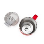 Caneca Parede Dupla 550ml Personalizada VERMELHA ES