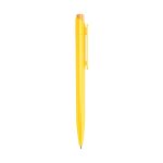Caneta plástica personalizada para brindes AMARELO