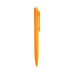 Caneta plástica personalizada para brindes LARANJA