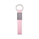Chaveiro Metal Com Couro Sintético Personalizado ROSA