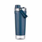 Coqueteleira Térmica 650ml Personalizada COR AZUL