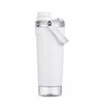 Coqueteleira Térmica 650ml Personalizada COR BRANCA