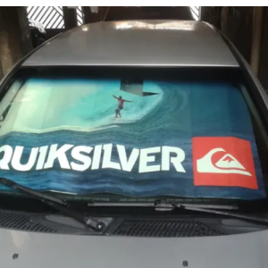 Tapa Sol Automotivo Personalizado, Proteção Solar para Carro com Impressão Exclusiva