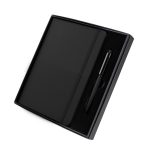 Brindes Executivo Caderno Caneta Caixa Personalizada PRETO