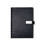 Caderno Fichário Personalizada PRETA