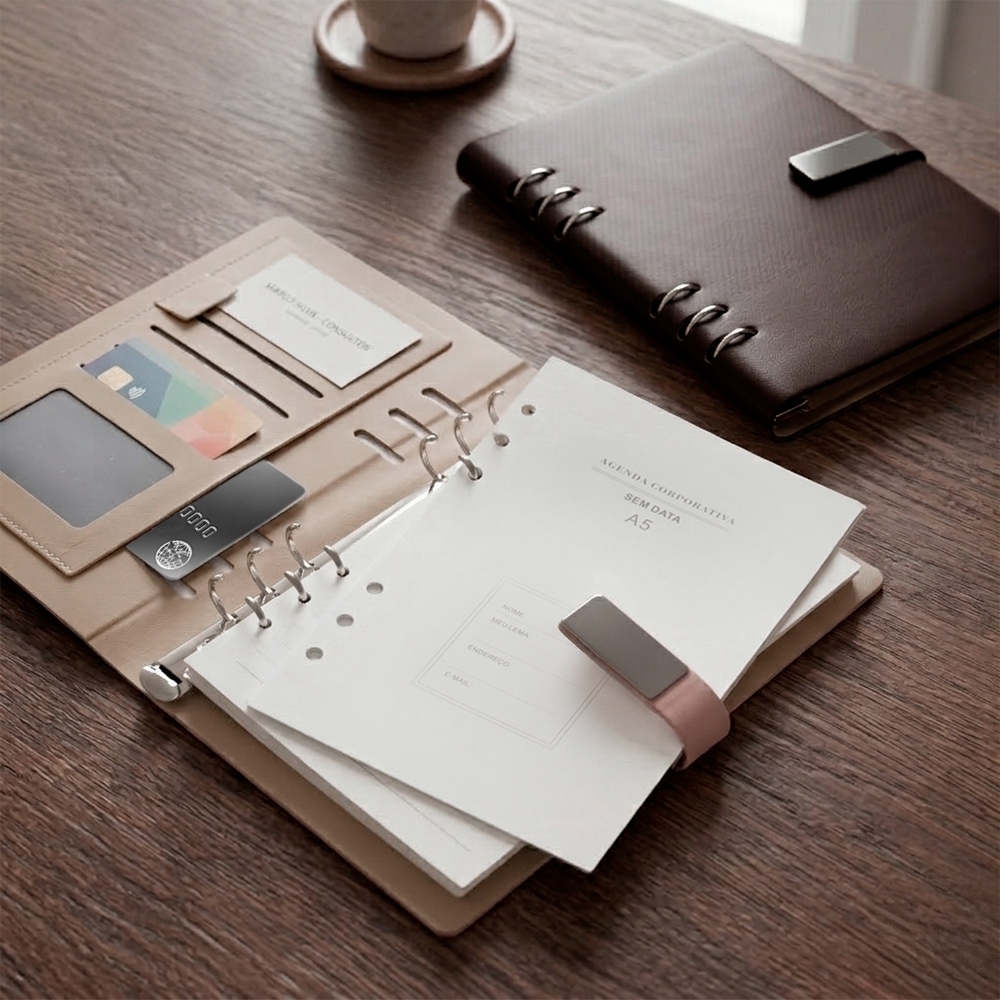 Caderno Fichário Personalizada