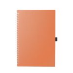 Caderno brinde corporativo LARANJA