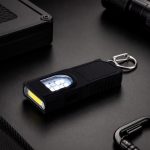 Chaveiro-Lanterna Recarregável Personalizado PRETO