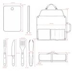 Kit Churrasco Personalizado Com Avental DF