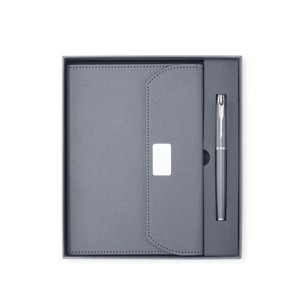 Kit Executivo 2 Peças Personalizados CINZA