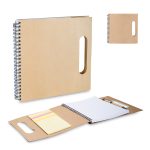 Kit escritório ecologicos caderno e caneta personalizado
