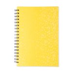 Caderno Holográfico Com Pauta Personalizado AMARELO