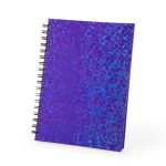 Caderno Holográfico Com Pauta Personalizado AZUL