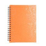 Caderno Holográfico Com Pauta Personalizado LARANJA