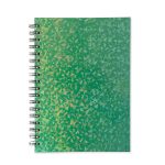 Caderno Holográfico Com Pauta Personalizado VERDE