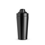 Coqueteleira Inox 900ml Personalizado PRETA