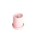 Garrafa Com Misturador 380ml Personalizada ROSA CLARO
