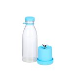 Garrafa Plástica Com Misturador Personalizada AZUL