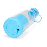 Garrafa Plástica Com Misturador Personalizada AZUL BEBE