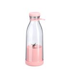 Garrafa Plástica Com Misturador Personalizada ROSA