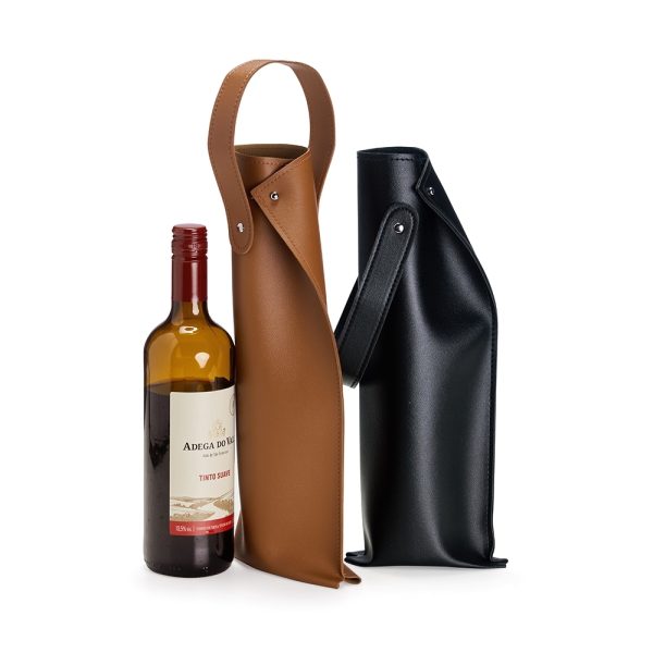 Porta-Vinho PU Personalizado