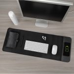 Desk Pad Personalizado Com Carregamento Por Indução