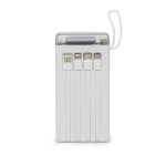 Power Bank 10.000mAh Para Brindes COR BRANCO