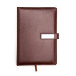caderno premium personalizado MARROM