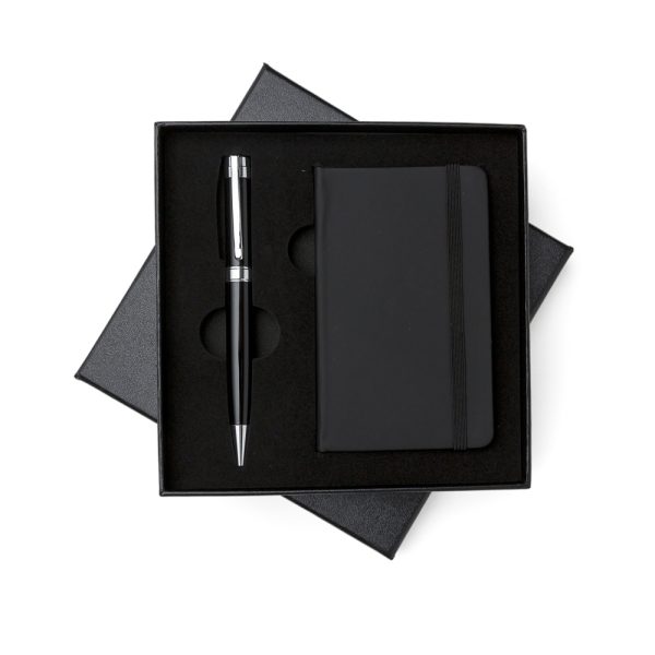 moleskine e caneta e caixinha personalizada