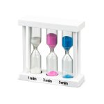 Ampulheta Vidro 3 em 1 Personalizada
