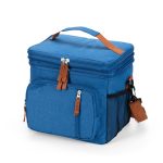 Bolsa Térmica Dupla Expansível 15L Personalizada AZUL