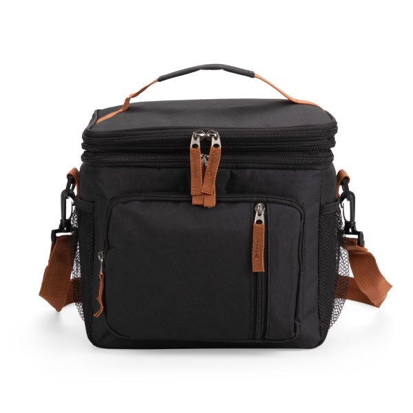 Bolsa Térmica Dupla Expansível 15L Personalizada COR PRETA