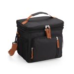 Bolsa Térmica Dupla Expansível 15L Personalizada Preta
